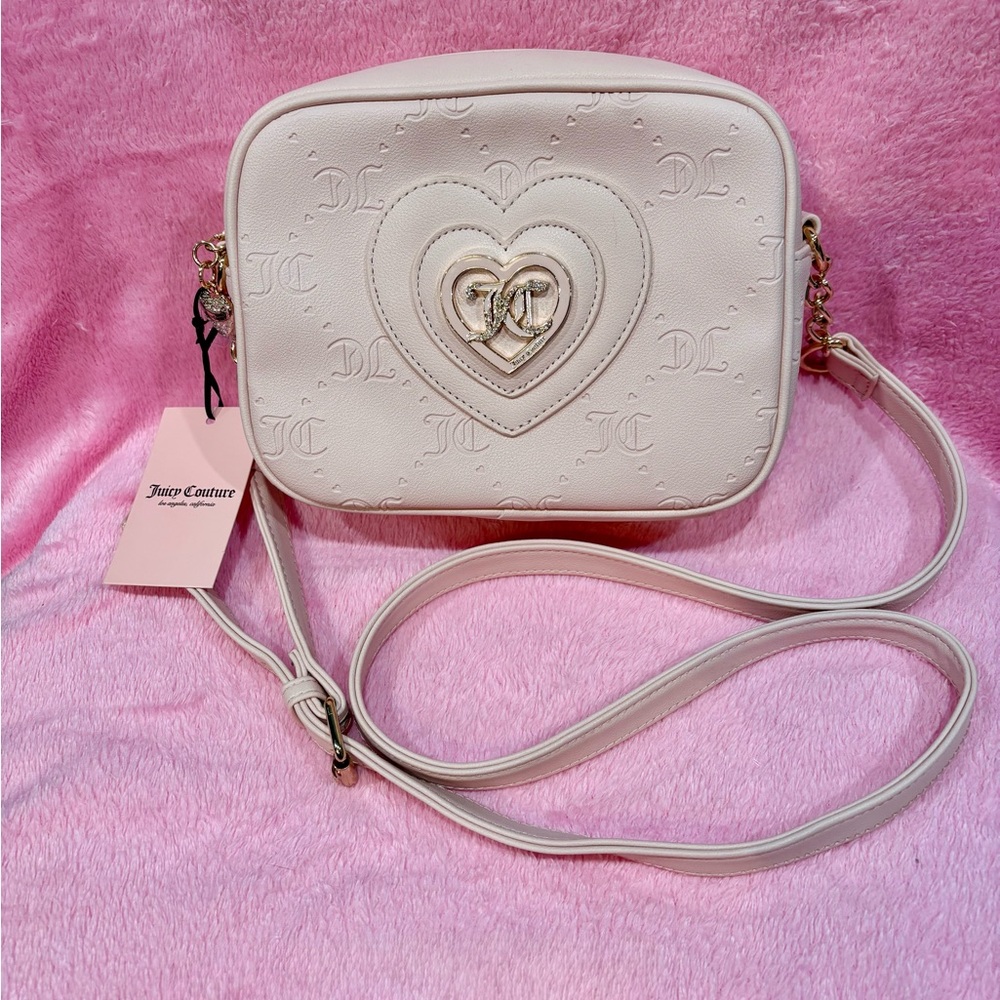 Juicy Couture Only You N Me Pink Crossbody Camera Bag